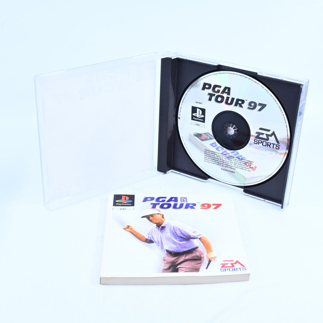 PGA Tour 97 - Sony Playstation 1 / PS1 Game + Manual - PAL - MINT DISC!