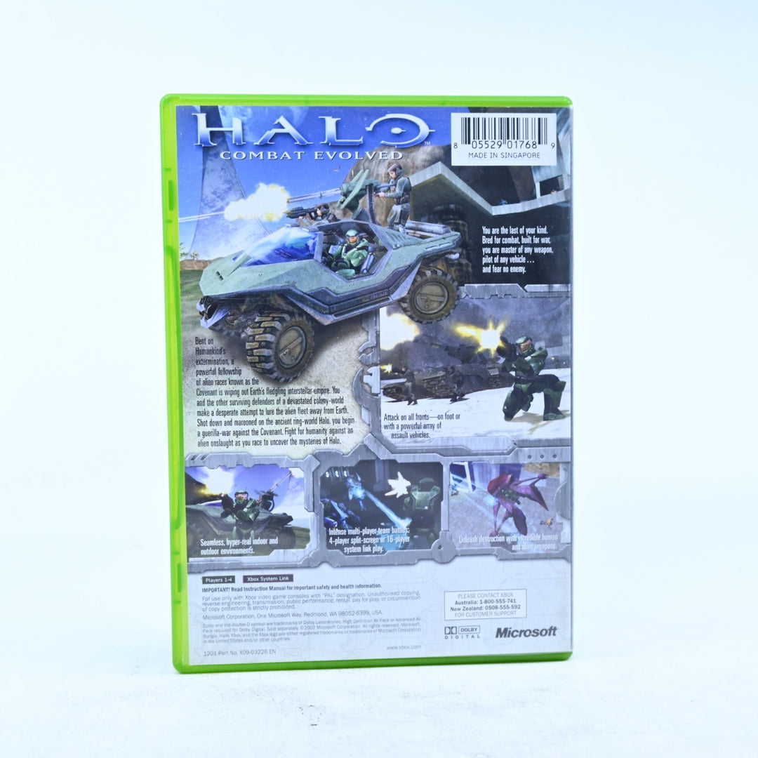 Halo: Combat Evolved - Original Xbox Game - No Manual - PAL - MINT DISC!