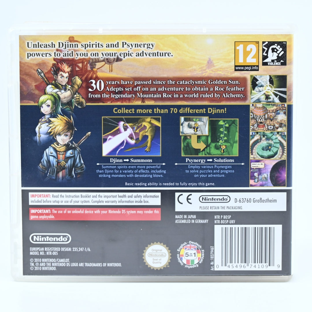 Golden Sun: Dark Dawn - Nintendo DS Game - PAL + Manual - FREE POST!