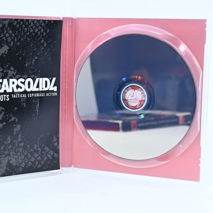 Metal Gear Solid 4: Guns of The Patriots - Sony Playstation 3 PS3 Game + Manual