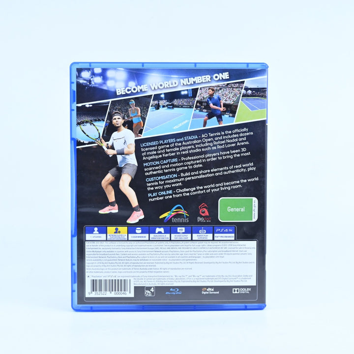AO Tennis - Sony Playstation 4 / PS4 Game - FREE POST!