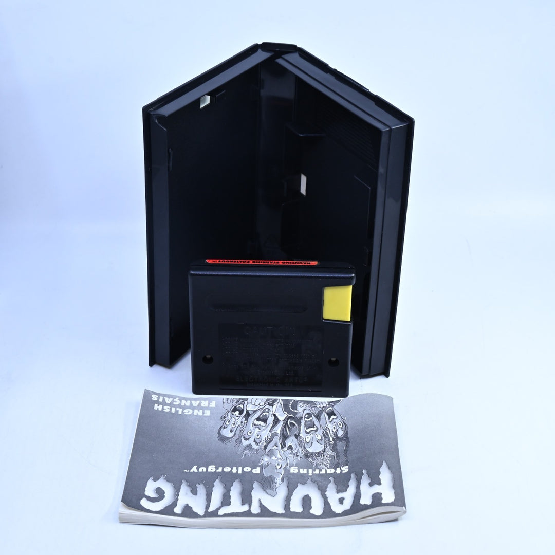 Haunting Starring Polterguy - Sega Mega Drive Game + Manual - PAL - FREE POST!
