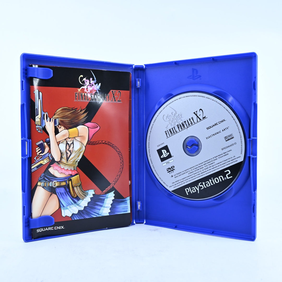 Final Fantasy X-2 - Sony Playstation 2 / PS2 Game + Manual - PAL