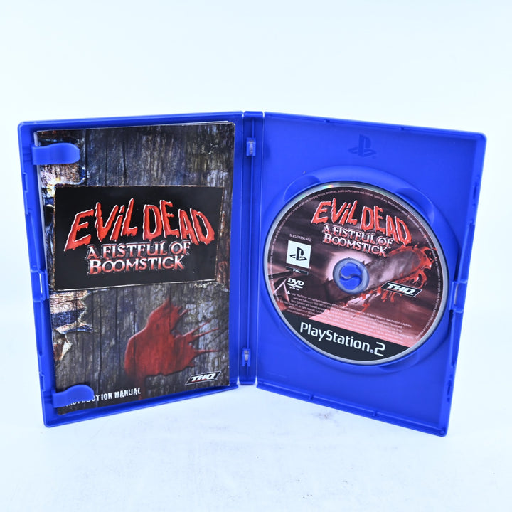 Evil Dead: A Fistful of Boomstick - Sony Playstation 2 / PS2 Game + Manual - PAL