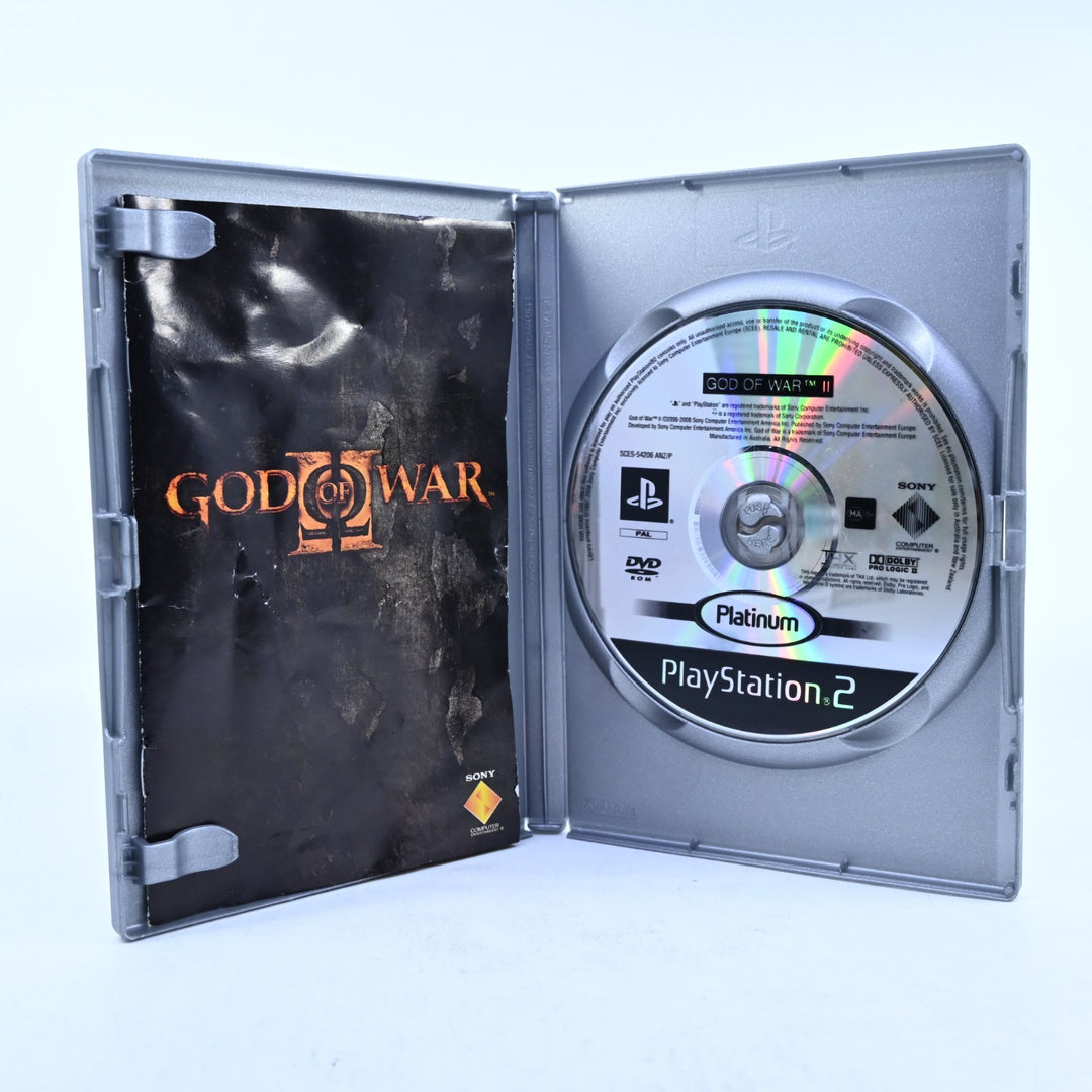 God of War II - Sony Playstation 2 / PS2 Game + Manual - PAL - MINT DISC!