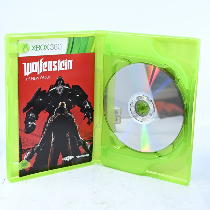 Wolfenstein The New Order - Big Case - Xbox 360 Game + Manual - PAL - MINT DISC!