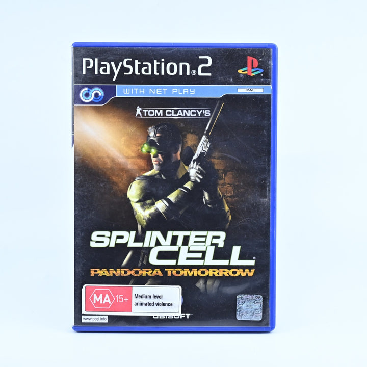 Splinter Cell: Pandora Tomorrow - Sony Playstation 2 / PS2 Game + Manual