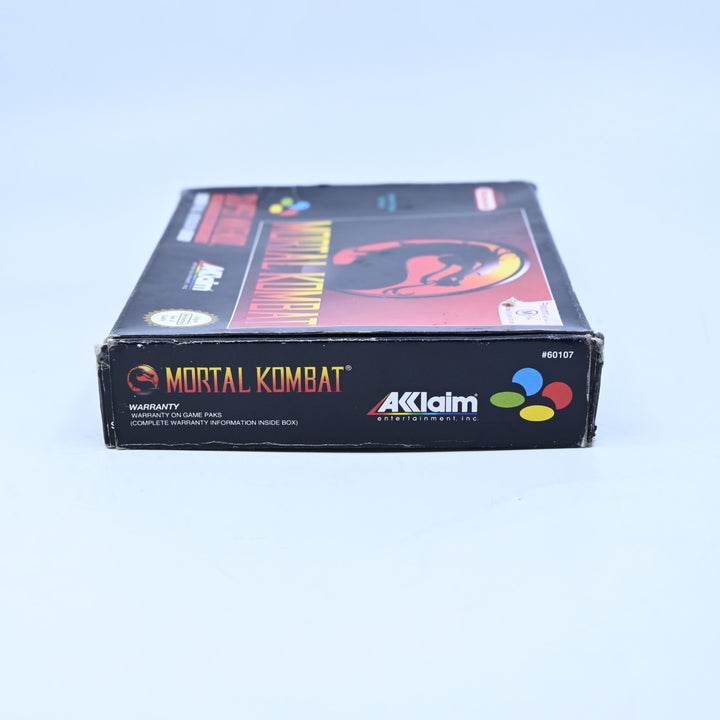 Mortal Kombat - Super Nintendo / SNES Boxed Game - PAL - FREE POST!