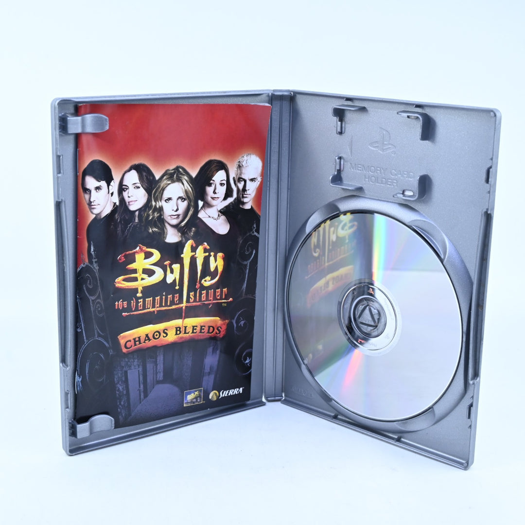 Buffy the Vampire Slayer: Chaos Bleeds - Sony Playstation 2 / PS2 Game + Manual