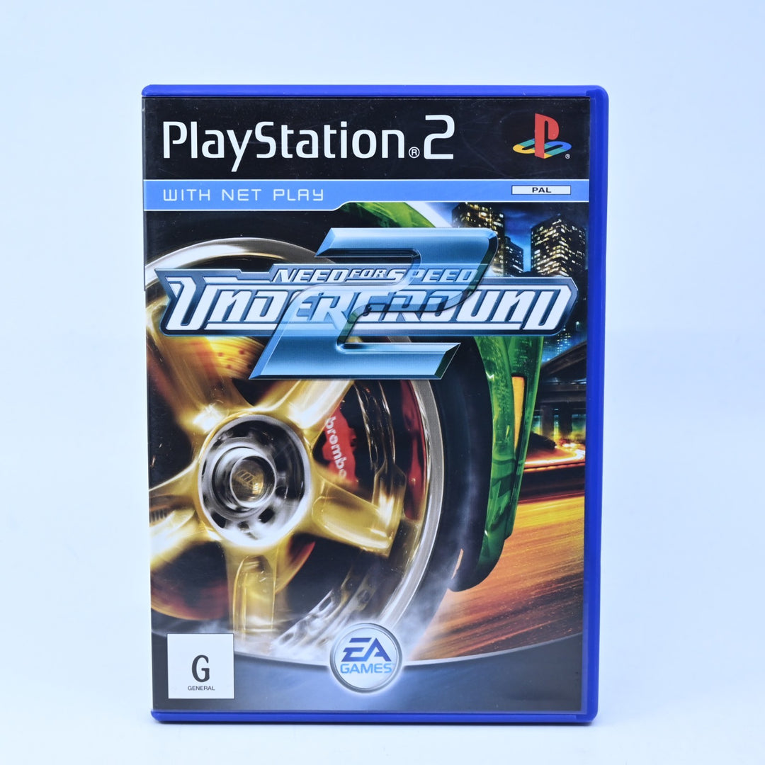 Need for Speed: Underground 2 - Sony Playstation 2 / PS2 Game + Manual - PAL