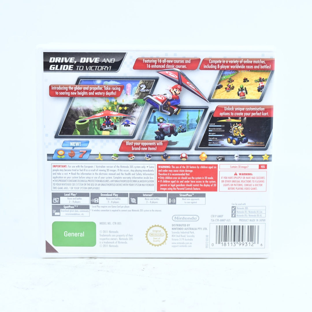 Mario Kart 7 - Nintendo 3DS Game - PAL - FREE POST