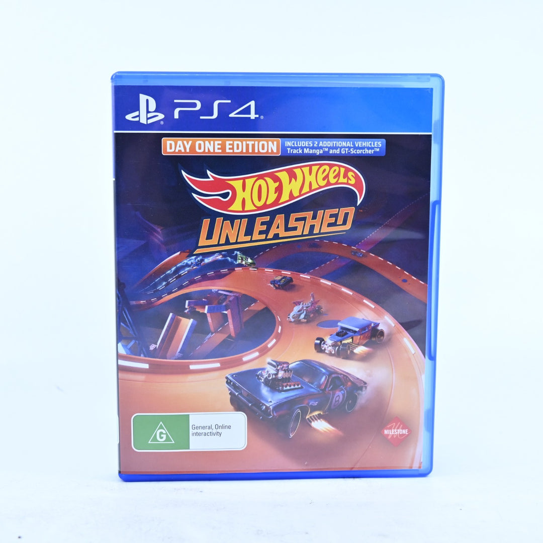 Hot Wheels Unleashed - Sony Playstation 4 / PS4 Game - MINT DISC!