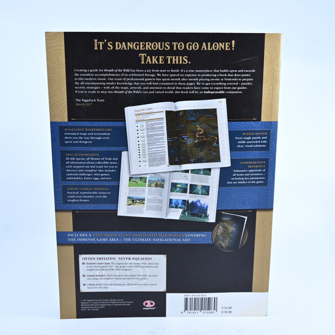 Legend Of Zelda Breath Of The Wild Official Strategy Guide - Piggyback