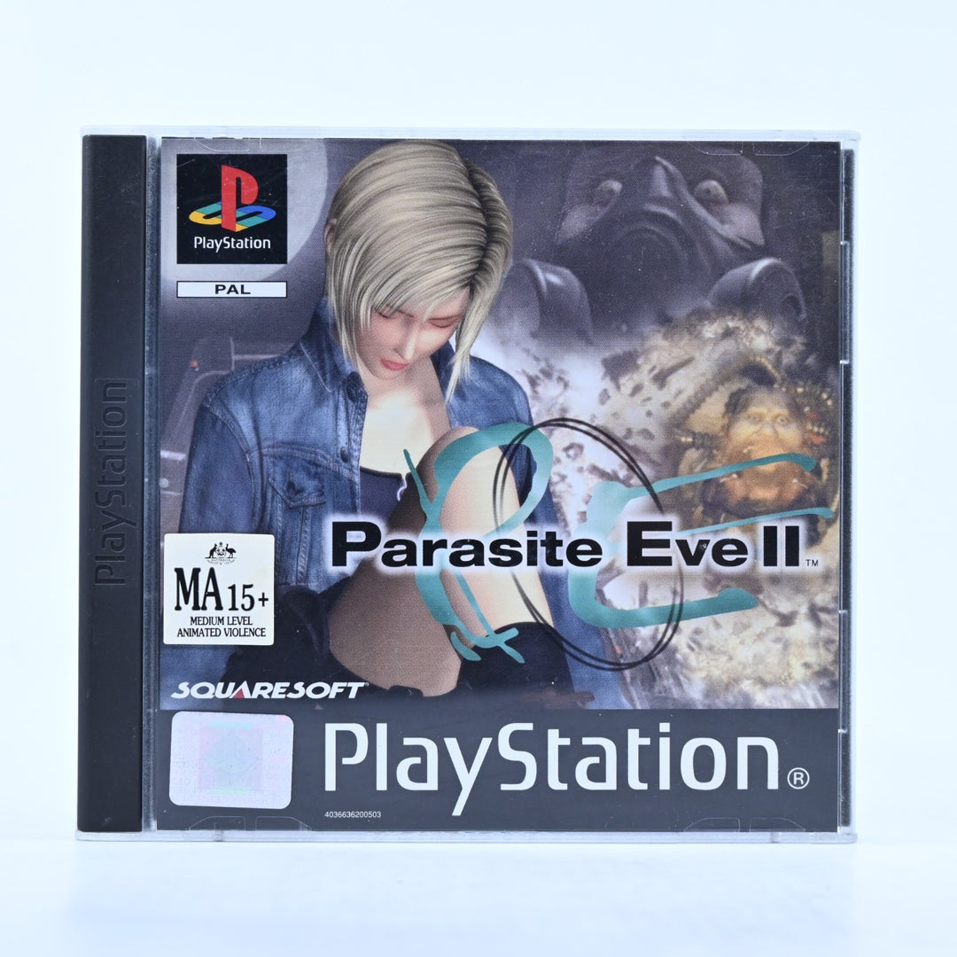 Parasite Eve II - Sony Playstation 1 / PS1 Game + Manual - PAL - MINT DISC!