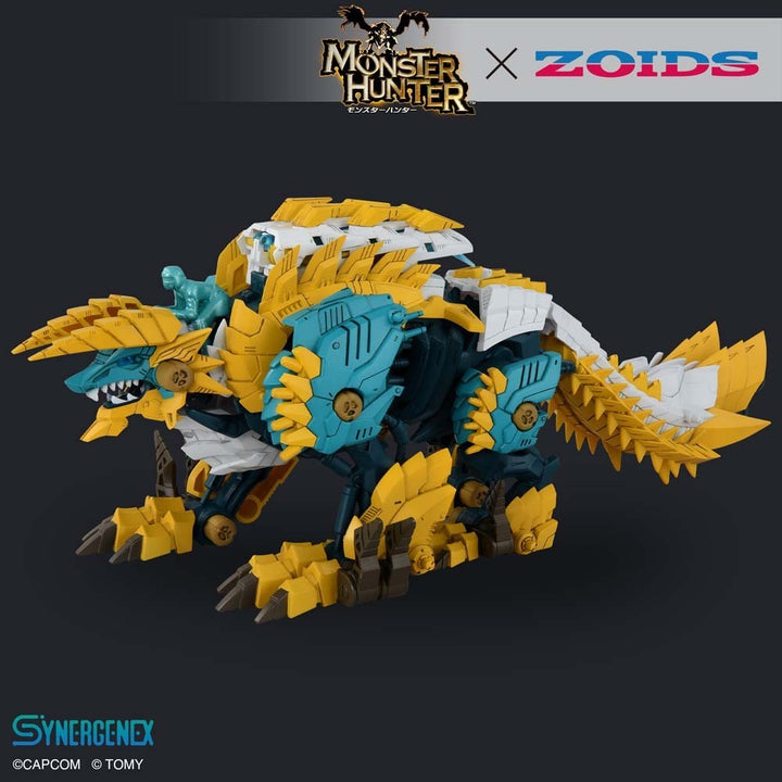 Pre-Order - SYNERGENEX ZOIDS-X-MONSTER HUNTER WILD LIGER-x-ZINOGRE  Model Kit