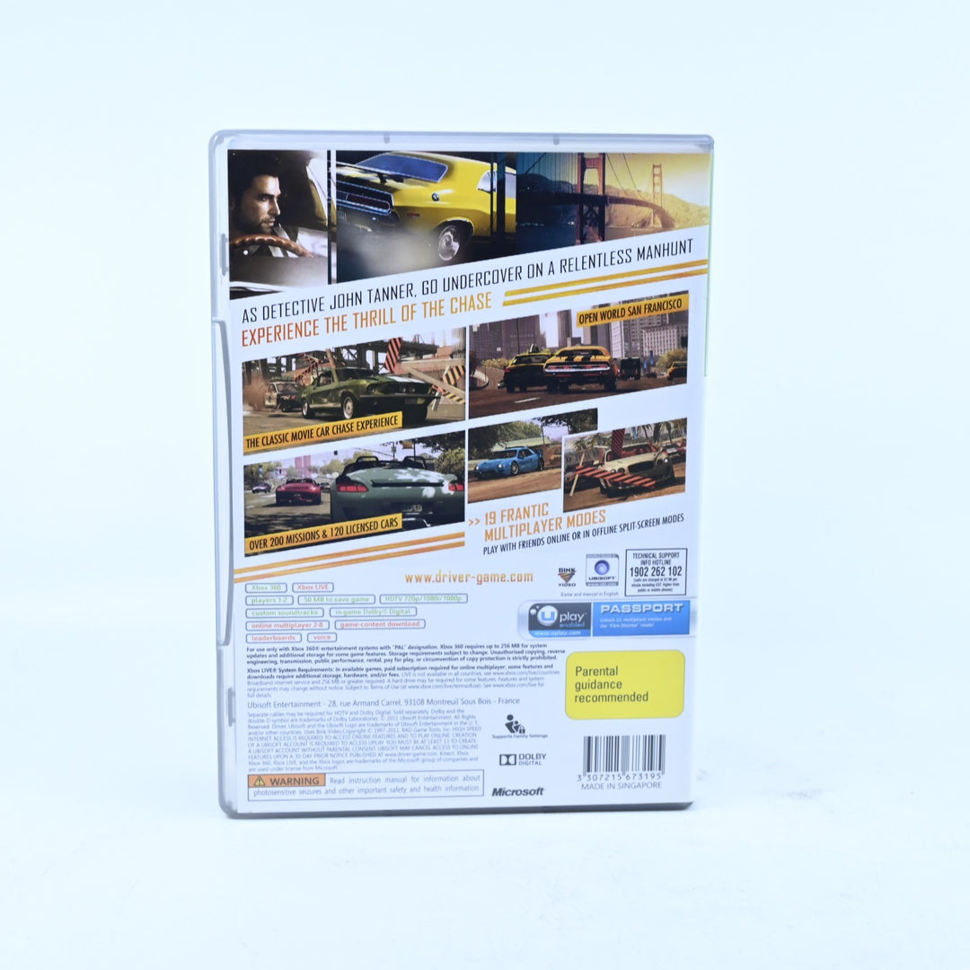 Driver San Francisco - Xbox 360 Game + Manual - PAL - MINT DISC!