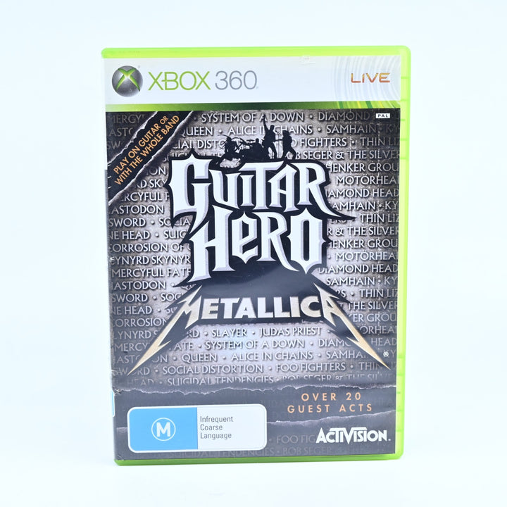 Guitar Hero: Metallica - Xbox 360 Game + Manual - PAL - MINT DISC!