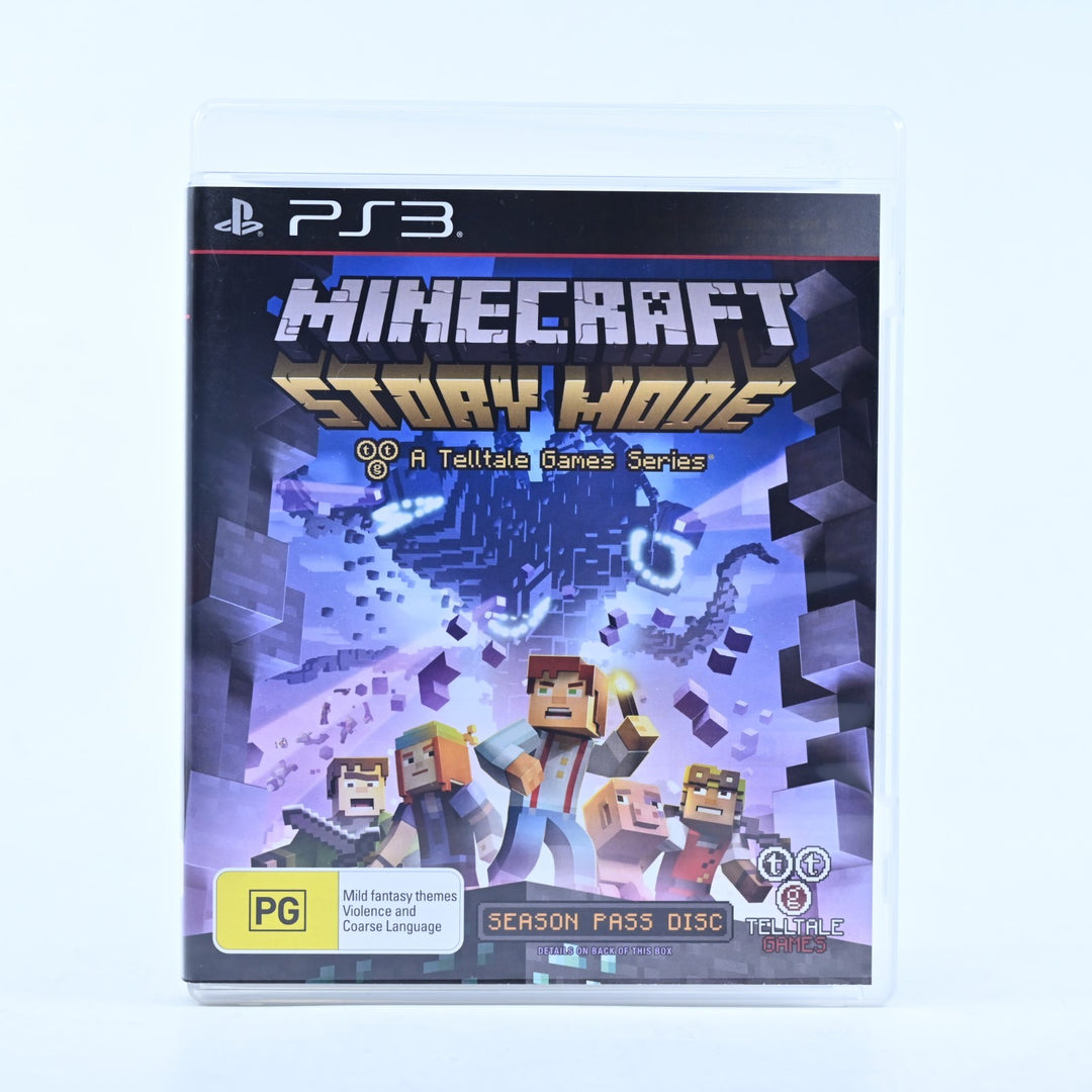 Minecraft: Story Mode - Sony Playstation 3 / PS3 Game - No Manual - MINT DISC!