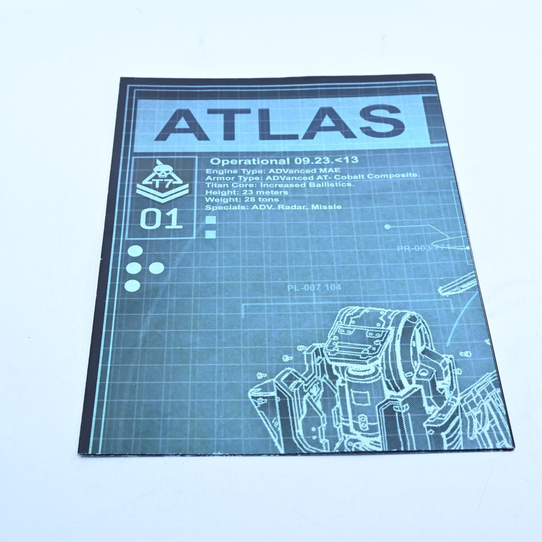 Atlas Titan Scematic Poster - Titanfall Collector's Edition - Collectable