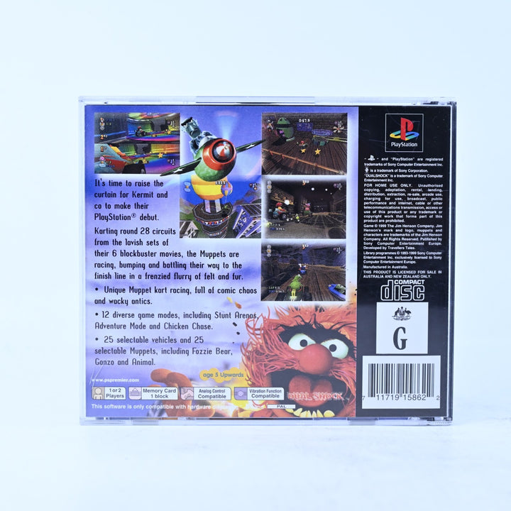 Muppet Racemania - Sony Playstation 1 / PS1 Game + Manual - PAL - MINT DISC!
