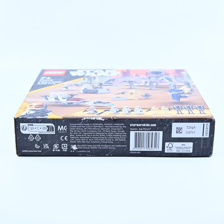 SEALED! LEGO 75372 Star Wars - Clone Trooper & Battle Droid Pack - Toy