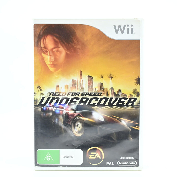 Need for Speed: Undercover - No Manual -Nintendo Wii Game - NEAR MINT DISC!