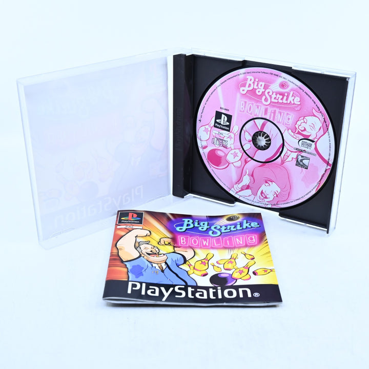 Big Strike Bowling - Sony Playstation 1 / PS1 Game + Manual - PAL - MINT DISC!