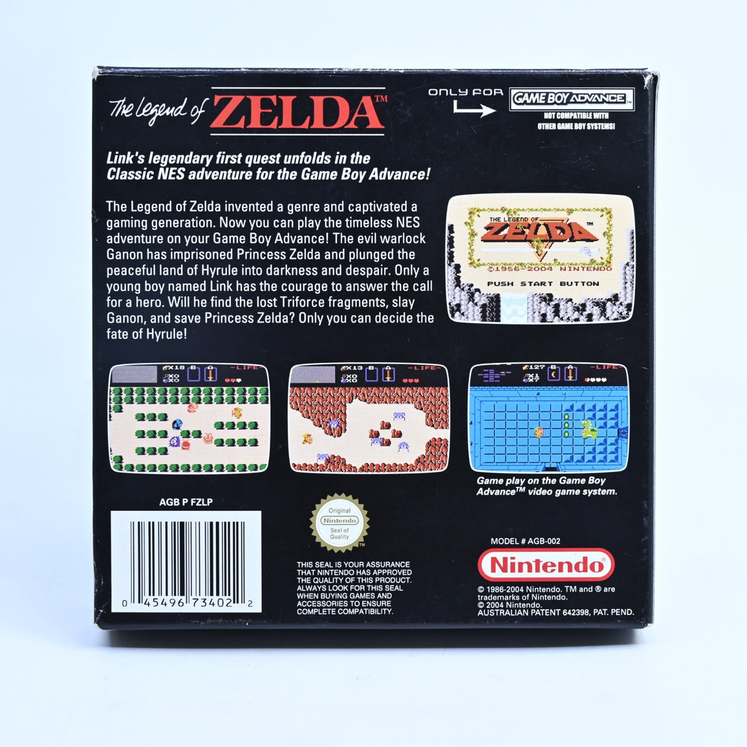 NES Classics - The Legend of Zelda - GBA Boxed Game - PAL - FREE POST!