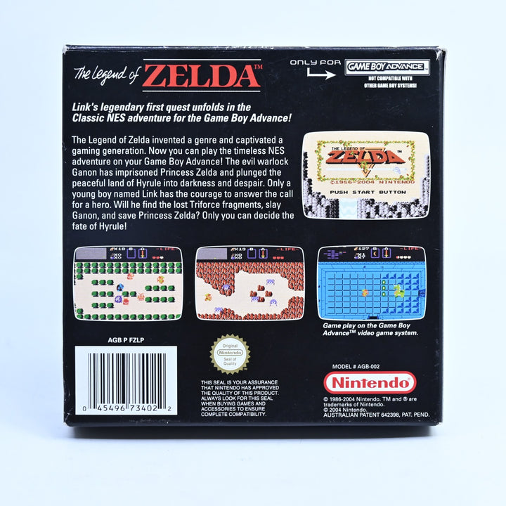 NES Classics - The Legend of Zelda - GBA Boxed Game - PAL - FREE POST!