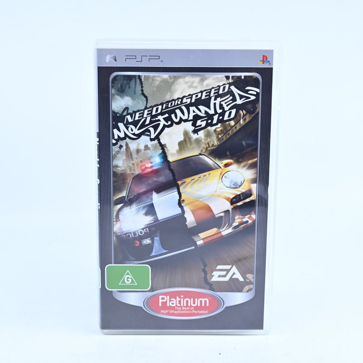 Need For Speed: Most Wanted 5-1-0 - Sony PSP Game + Manual - 5.1.0 / 5 1 0