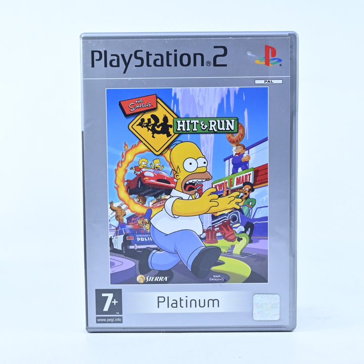 The Simpsons Hit & Run - PS2 Game + Manual - PAL - MINT DISC!