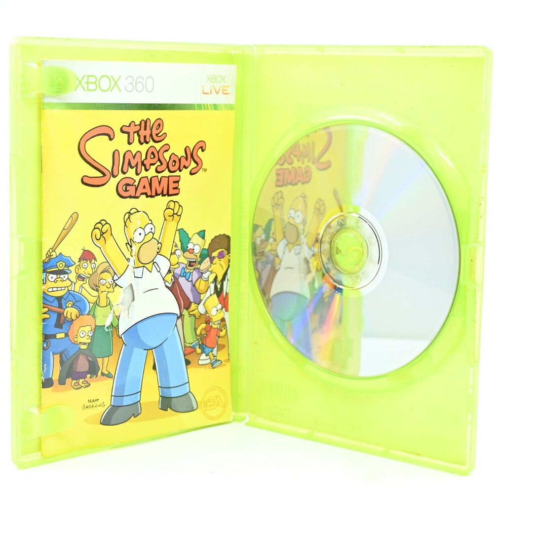 The Simpsons Game - Xbox 360 Game + Damaged Manual - PAL - FREE POST!