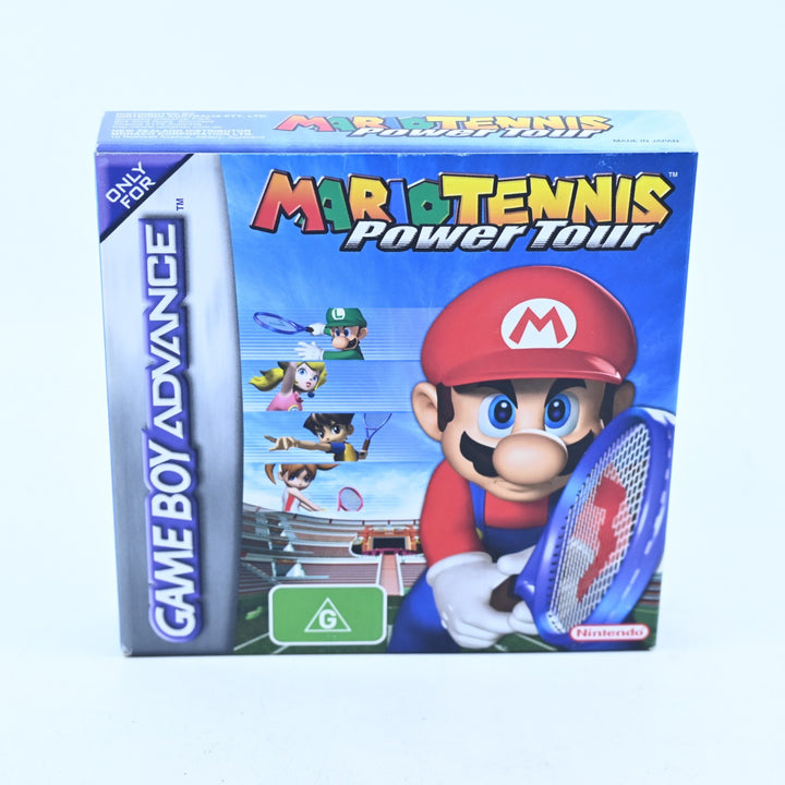 Mario Tennis Power Tour - Nintendo Gameboy Advance / GBA Boxed Game - PAL