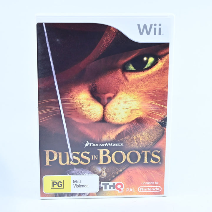 Puss in Boots - Nintendo Wii Game + Manual - PAL - FREE POST!