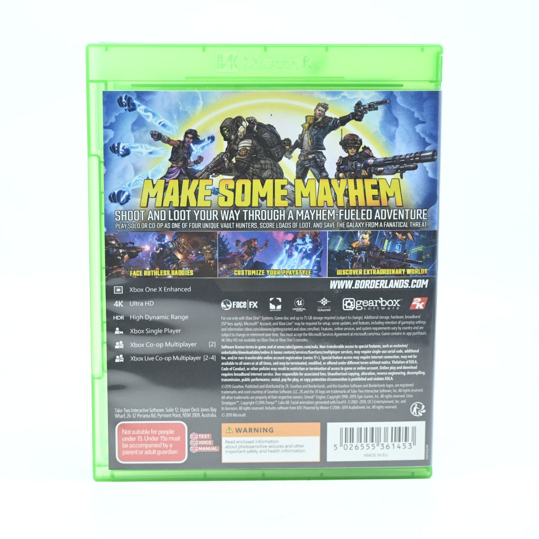 Borderlands 3 - Xbox One Game - PAL - FREE POST!