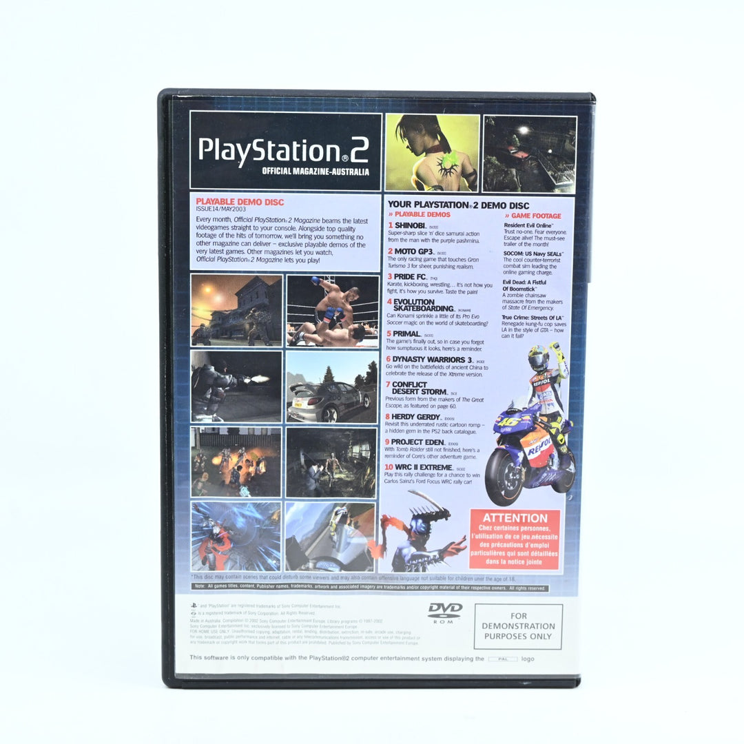 Demo Disc 15 / June 2003 - Shinobi - Sony Playstation 2 / PS2 Game - PAL