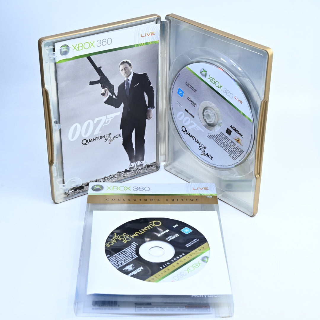 007: Quantum Of Solace - Collectors Edition - Xbox 360 Game + Manual - PAL