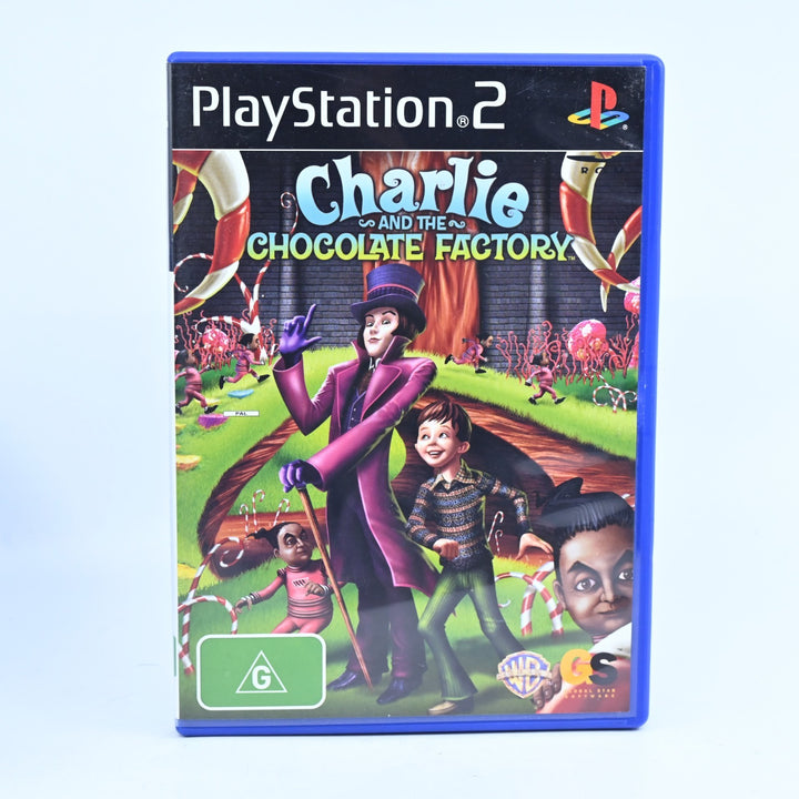 Charlie and the Chocolate Factory - Sony Playstation 2 / PS2 Game + Manual