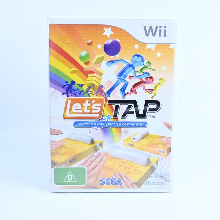 Let's Tap - SEALED! - Nintendo Wii Game + Manual - PAL - MINT DISC!