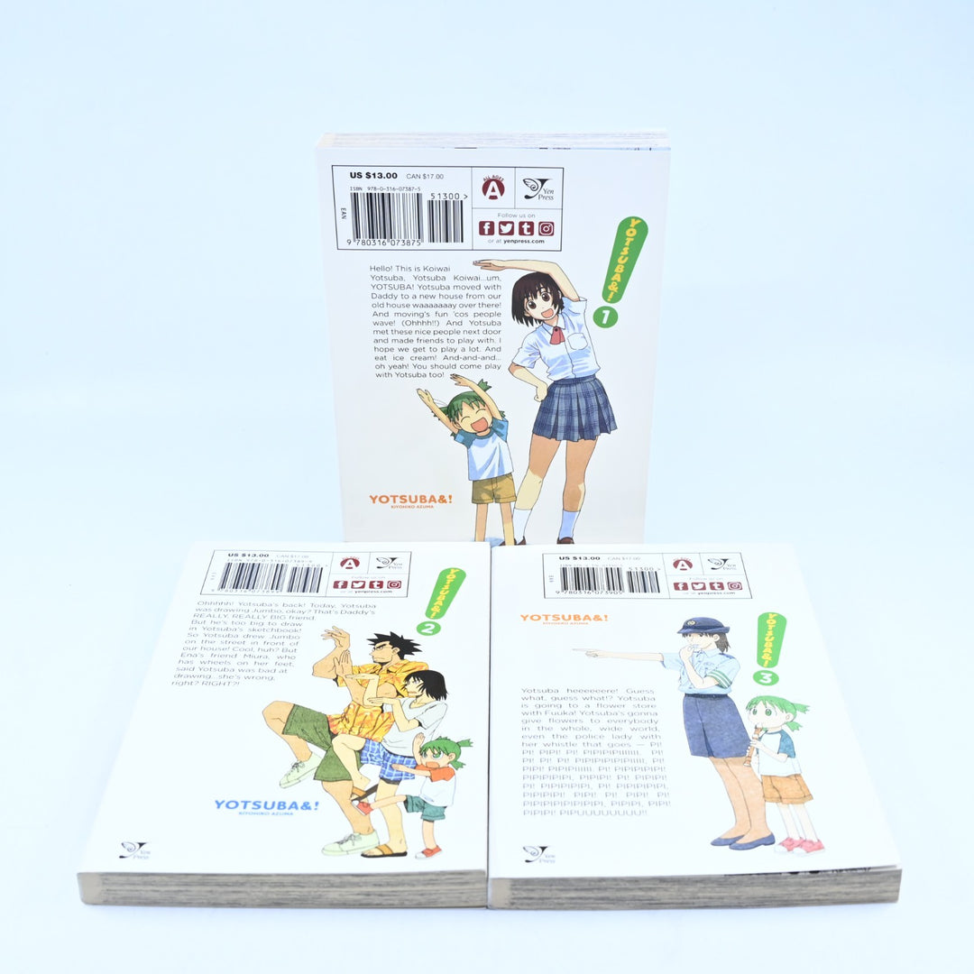 Yotsuba&! - Volumes 1-3 - Yen Press - Kiyohiko Azuma - Manga
