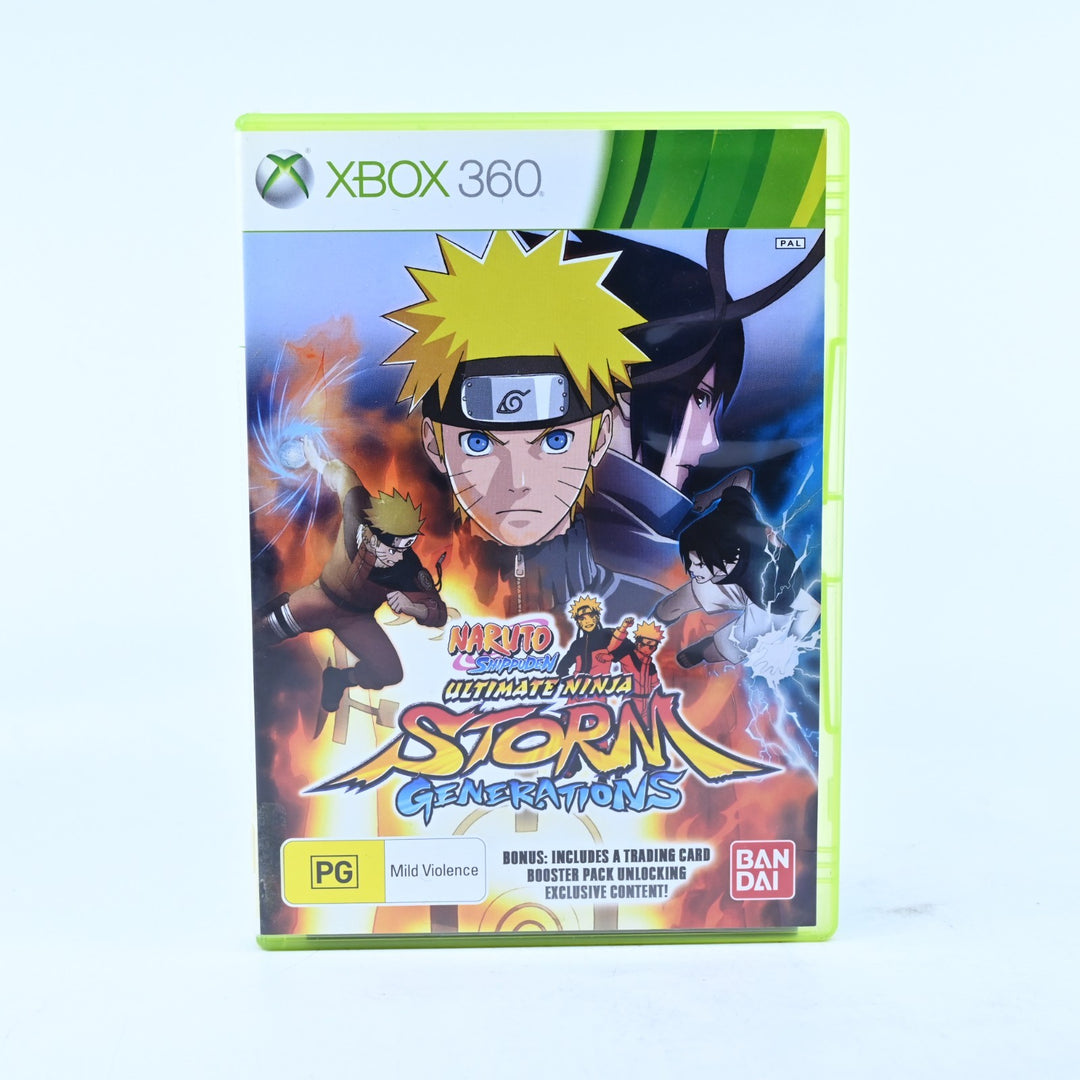 Naruto Shippuden: Ultimate Ninja Storm Generations - Xbox 360 Game + Manual