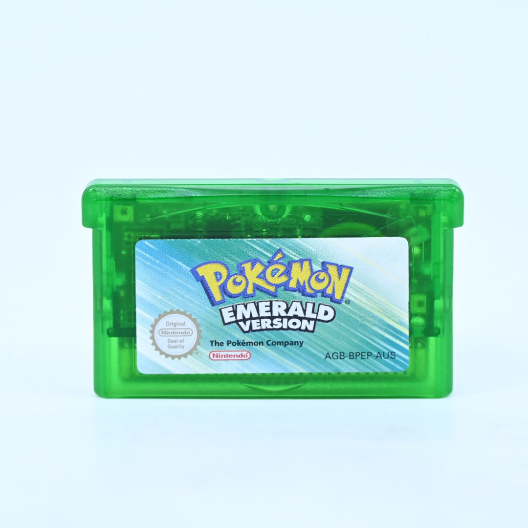 Pokemon Emerald Version - GBA Game - PAL - NEW BATTERY!