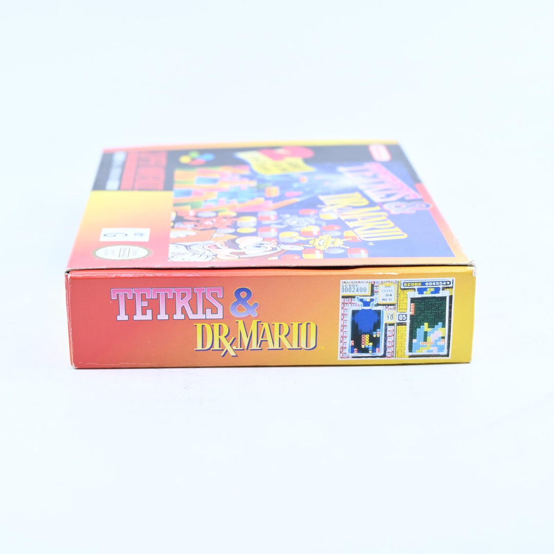 Tetris & Dr Mario - Super Nintendo / SNES Boxed Game - PAL - FREE POST!