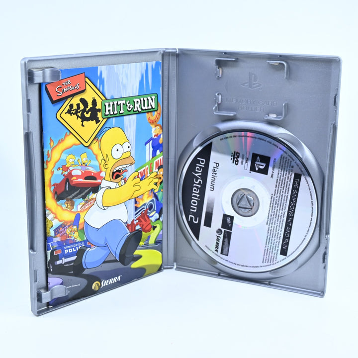 The Simpsons Hit & Run - Sony Playstation 2 / PS2 Game + Manual - PAL