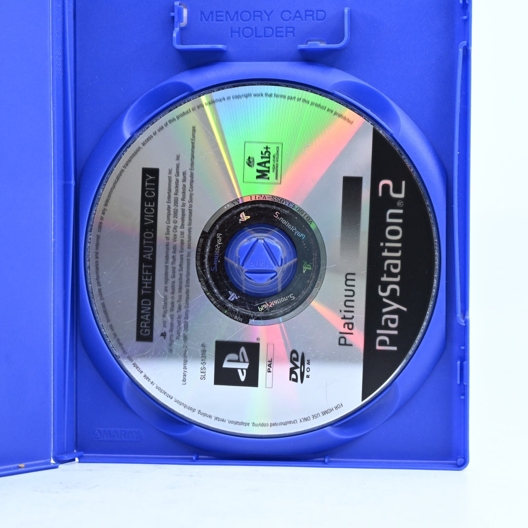 Grand Theft Auto: Vice City - Sony Playstation 2 PS2 Game - No Manual  MINT DISC
