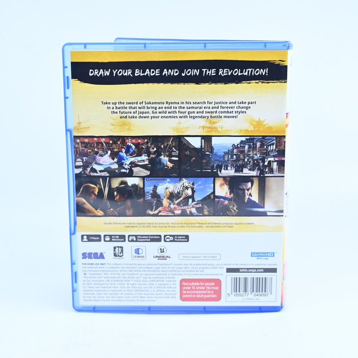 Like a Dragon: Ishin! - Sony Playstation 5 / PS5 Game - MINT DISC!