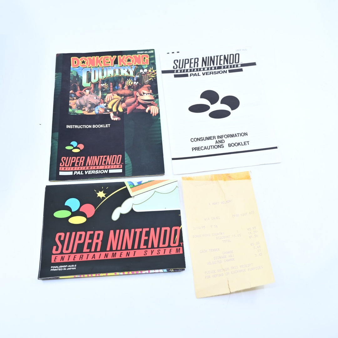 Donkey Kong Country - Super Nintendo / SNES Boxed Game - PAL - FREE POST!