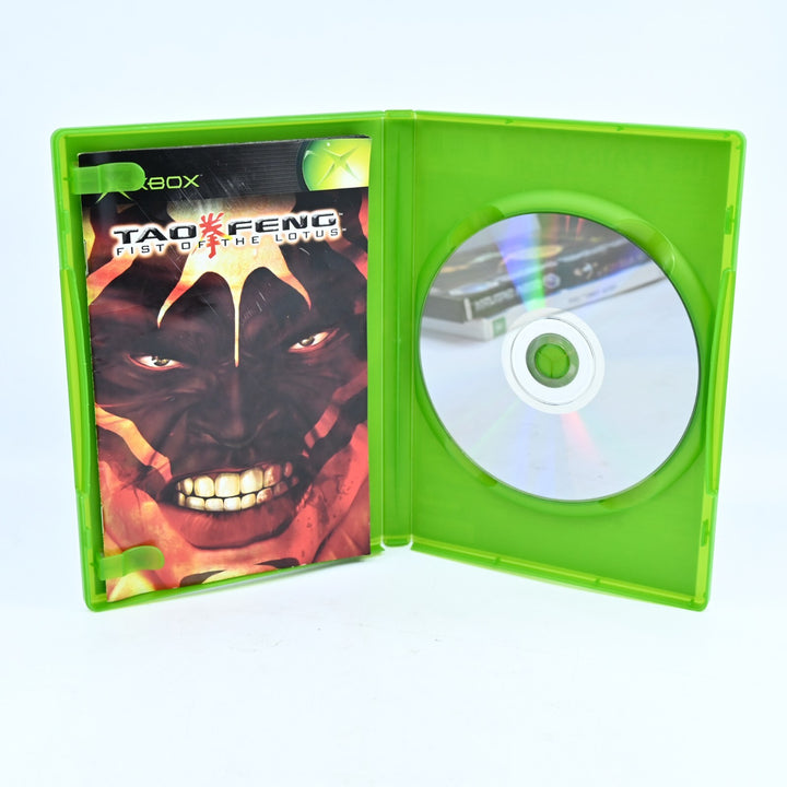 Tao Feng: Fist of the Lotus - Original Xbox Game + Manual - PAL - MINT DISC!
