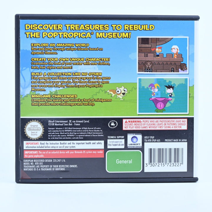 Poptropica Adventures - Nintendo DS Game + Manual - PAL - FREE POST!