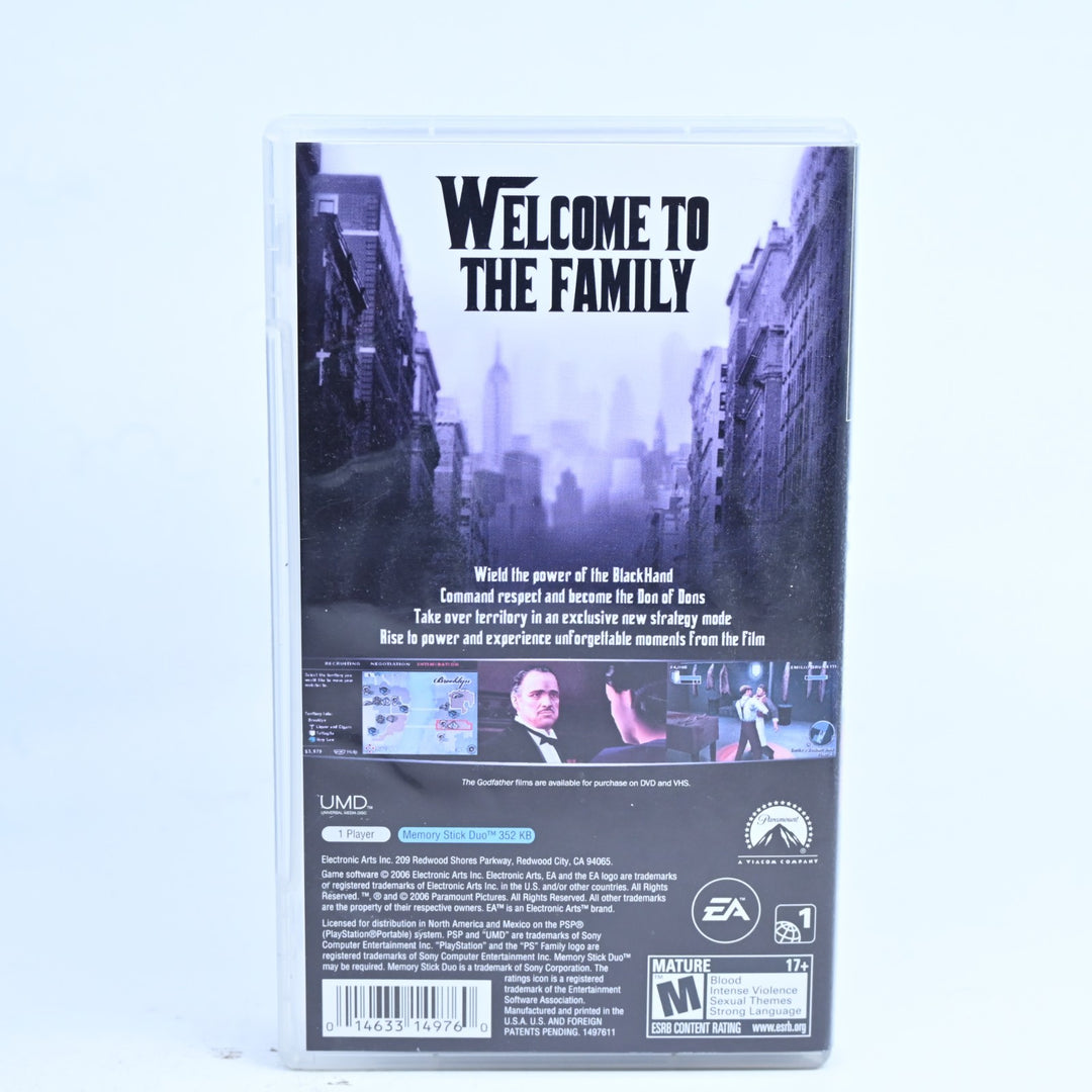 The Godfather - Sony PSP Game + Manual - Region Free - FREE POST!